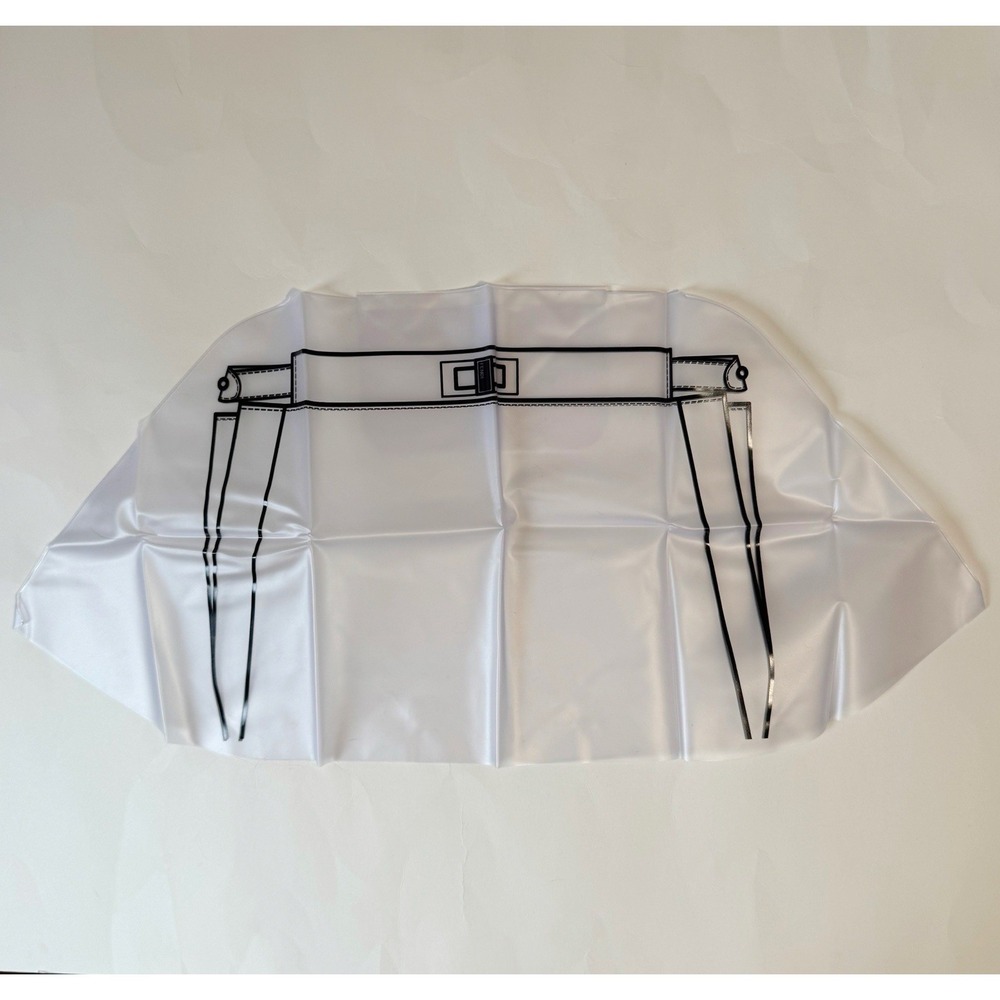 Fendi Clear Handbag Raincoat Purse Rain Weather Water Peekaboo Cover Jacket